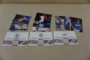 Pinnacle Official Team Snap Shots - Red Sox, Rangers, Dodgers