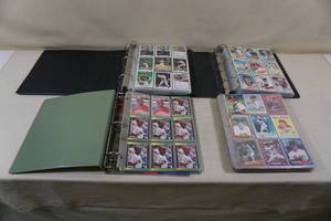Binders of Baseball Cards - Mostly 80s and 90s