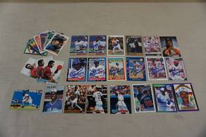 Hand Signed Baseball Cards - Fred McGriff, Pedro Guerrero, Gwynn