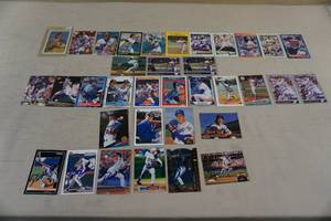 Hand Signed Baseball Cards - Hersheiser, Eckersley, Gooden