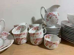 Antique Leonard Porcelain Dinnerware from Vienna