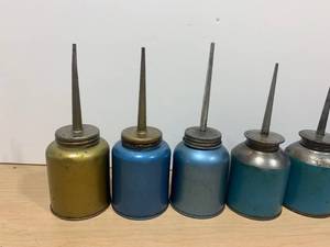 Group of Various Color Vintage Oilers