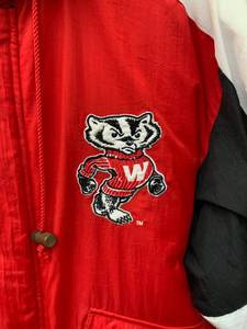 Mens Big Ten Wisconsin Jacket with hood