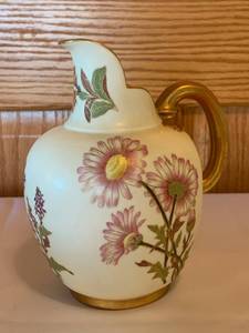 Wonderful Gold and Ivory Pitcher