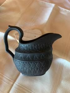 Finely Detailed Black Basalt ware - John Yates style Creamer