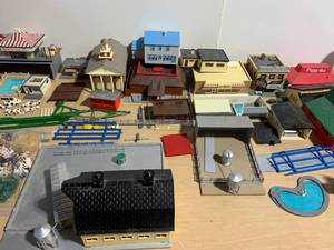 Huge Lot of Train Set Buildings