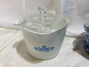 Blue items - Corningware, Mexico, others