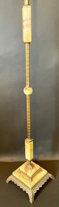 lot 173 image: Vintage Akro Agate Floor Lamp Post