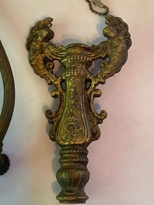 lot 139 image: Two Vintage Lamp Parts