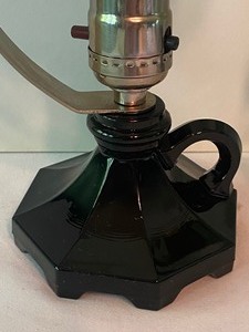 lot 137 image: Three Vintage Houze Nite Lamps or Three Houze Boudoir Lamps
