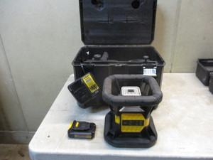 lot 2 image: Dewalt DW079LR 20 volt rotary Laser