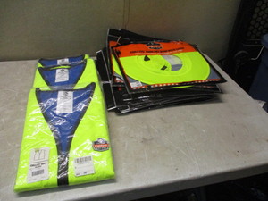 lot 61 image: Safety hats and vests