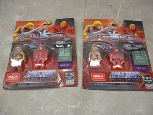 lot 77 image: He-man and Powder Puff toys