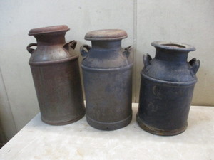 lot 87 image: Milk cans