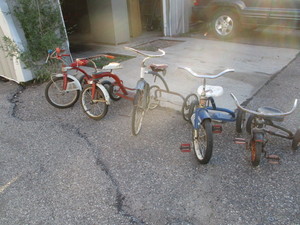 lot 89 image: Vintage Tricycles