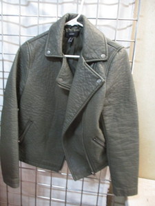 lot 150 image: Forever 21 Size S Leather Coat