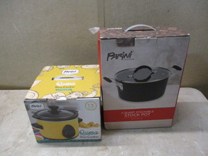 lot 155 image: Parini Stock Pot and Queso Slow Cooker