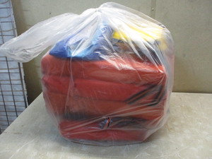 lot 181 image: Clear bag of several life jackets