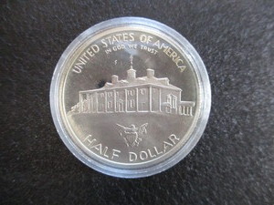 lot 1-19 image: 1982-S 250th Anniversary of George Washingtons Birth Commemorative Silver Half Dollar