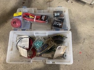 Tool Box with Electrical supplies