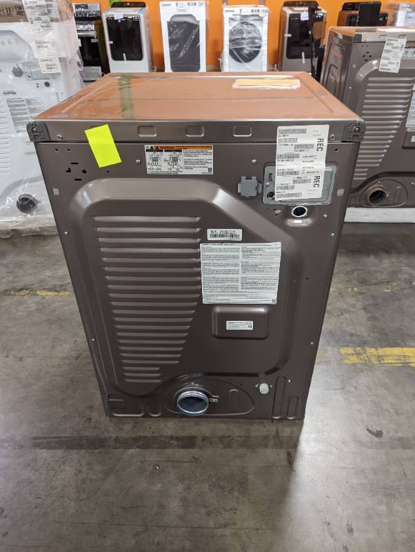 lot 240 image: Samsung 7.5-cu ft Stackable Electric Dryer, Champagne (Scratch and Dent - 1 Year Warranty