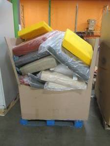lot 710 image: Large Mixed Bin of Miscellaneous IndoorOutdoor Cushions.