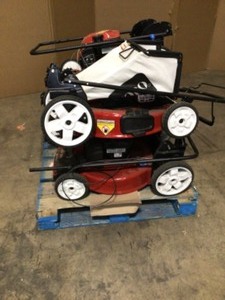 Assorted Lot of Lawn Mowers -used customer returns various models and conditions