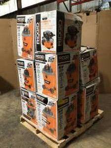 Mix Lot of assorted Ridgid Shop Vacuums - Various Models and Conditions - Review all pictures