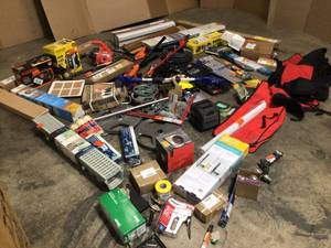 Mix Lot of Garage Items and Other Small Tools - Customer Returns - Review all pictures