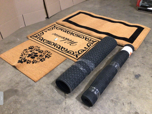 Mix Lot of Welcoming Mats and Carpets - Review all pictures