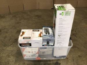 Mix Lot of Sump Dumps - Models include Ridgid and Utility Pump - Open Boxes - Review all pictures