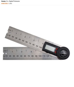 Husky 5 in. Digital Protractor and Husky Digital Sliding T-BevelAngle Finder. See Pictures