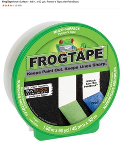 (2) FrogTape Multi-Surface 1.88 in. x 60 yds. Painters Tape with PaintBlock. See Pictures