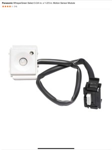 (10) Panasonic WhisperGreen Select 3-34 in. x 1-23 in. Motion Sensor Module. See Pictures