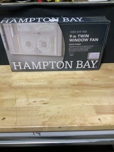 Hampton Bay 9 in. Twin Window Fan. See Pictures