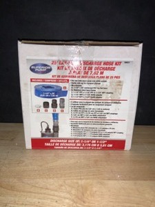 Superior Pump 1-12 in. x 25 ft. Lay-Flat Discharge Hose Kit. See Pictures