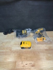 DEWALT 20-Volt MAX XR Cordless Brushless 12 in. DrillDriver with (1) 20-Volt 5.0Ah Battery, Charger & Bag. See Pictures