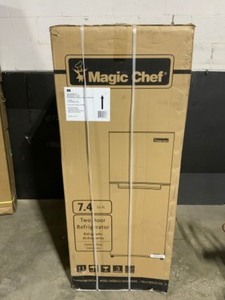 Magic Chef 7.4 cu. ft. 2-Door Mini Fridge in White. See Pictures