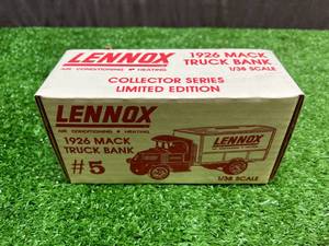 lot 24 image: Ertl Lennox 1926 Mack Truck Bank 138 Scale