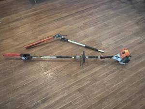 lot 53 image: Stihl KM 130R with Pole Saw & Hedge Trimmer