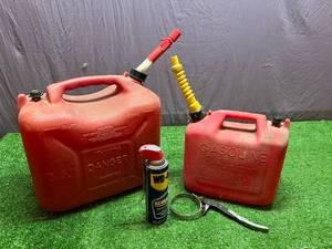 lot 88 image: Gas Cans & Misc