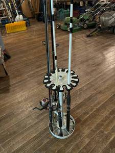 lot 171 image: Fishing Rods, Reels & Storage Unit