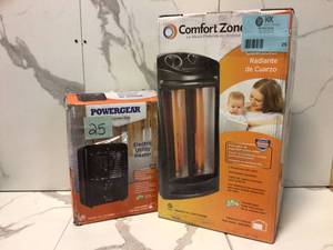 lot 25 image: Lot of Assorted Heaters Customer Returns See Pictures