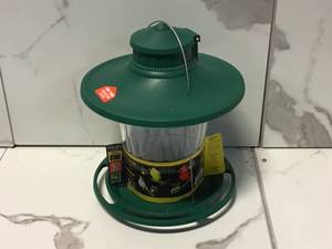 lot 28 image: Large Lantern Hopper Bird Feeder by MORE BIRDS Customer Returns See Pictures