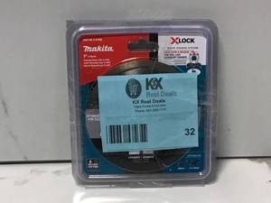 lot 32 image: Lot of Assorted X-LOCK 5 in. Continuous Rim Diamond Blade for Ceramic and Granite Cutting by Makita Customer Returns