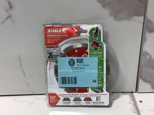 lot 38 image: 6  in. Diamond Segmented Cut-Off Discs for Masonry by DIABLO Customer Returns See Pictures