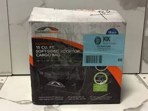 lot 66 image: 38 in. W x 38 in. L Roof Cargo Bag by CargoSmart Customer Returns See Pictures