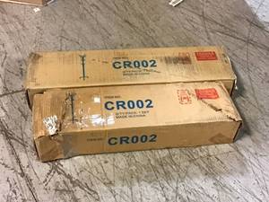 lot 79 image: Lot of 2 Homecraft Furniture Black 8-Hook Coat Rack Customer Returns See Pictures
