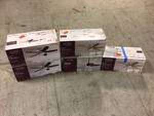 lot 109 image: Pallet with assorted Ceiling Fans customer Returns see pictures