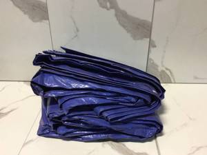 20 ft. x 30 ft. Blue Medium Duty Tarp by Everbilt Customer Returns See Pictures